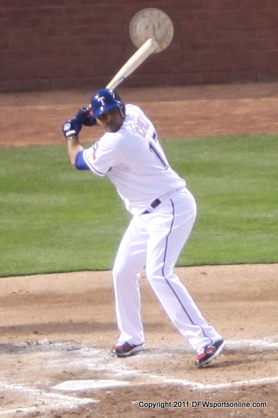 Nelson Cruz. Photo by David Dwyer for DFWsportsonline.com